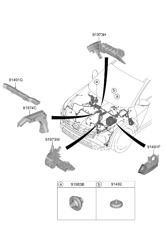91961-N9160 Hyundai Protector Wiring