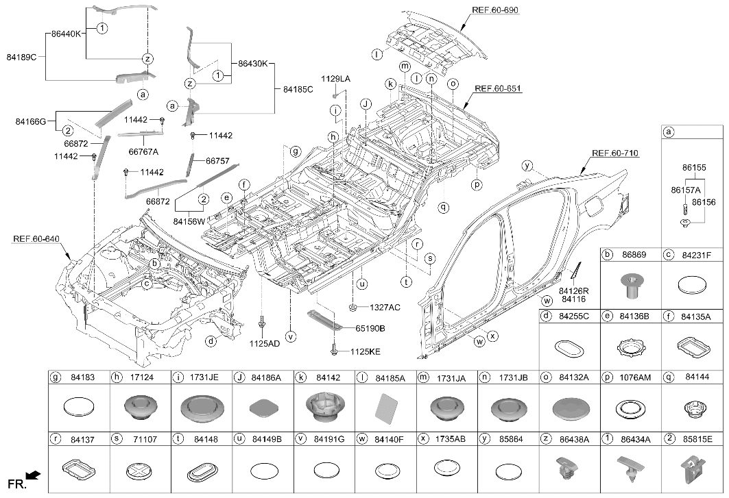 11281-08201 Hyundai Bolt-Washer Assembly