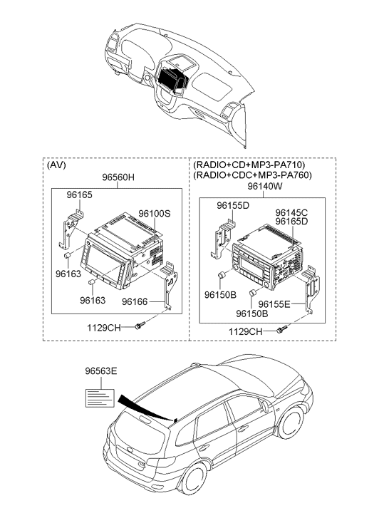 Hyundai 96194-2B030 Deck Assembly-Cd Changer 96194-2B030 Hyundai Deck Assembly-Cd Changer