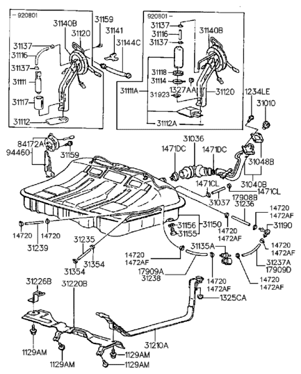 Hyundai 31120-33000 Plate Assembly-Fuel Pump 31120-33000 Hyundai Plate Assembly-Fuel Pump