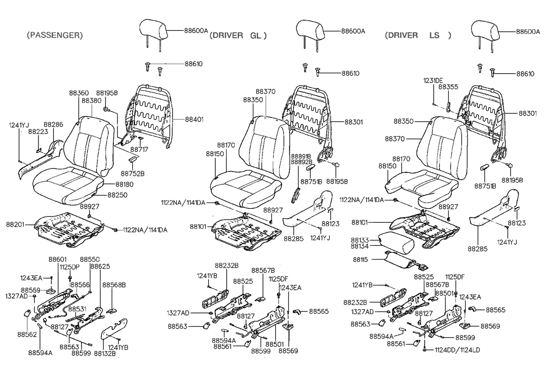Hyundai 12438-88143 Screw-Tapping 12438-88143 Hyundai Screw-Tapping