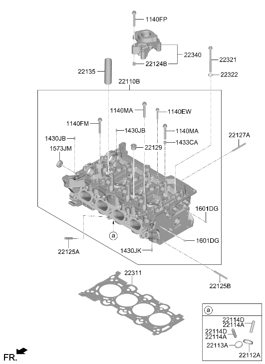 Hyundai 22340-2J600 Adaptor Assembly-Fuel Pump 22340-2J600 Hyundai Adaptor Assembly-Fuel Pump