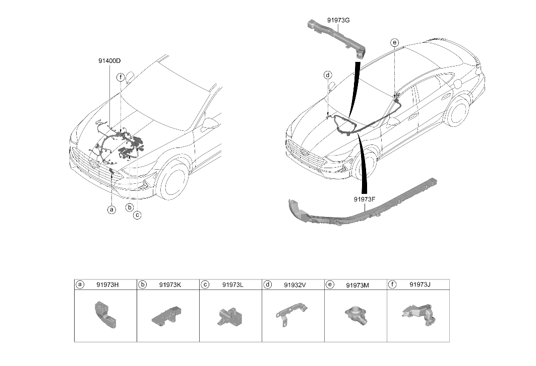 Hyundai 91400-L5060 Control Wiring Assembly 91400-L5060 Hyundai Control Wiring Assembly