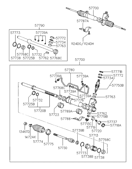 57713-34000 Hyundai Bush-Rubber