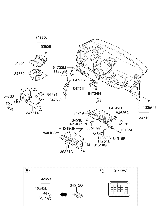 Hyundai 91941-2S620 LABEL-I/PNL JUNCTION BOX COVER 91941-2S620 Hyundai LABEL-I/PNL JUNCTION BOX COVER