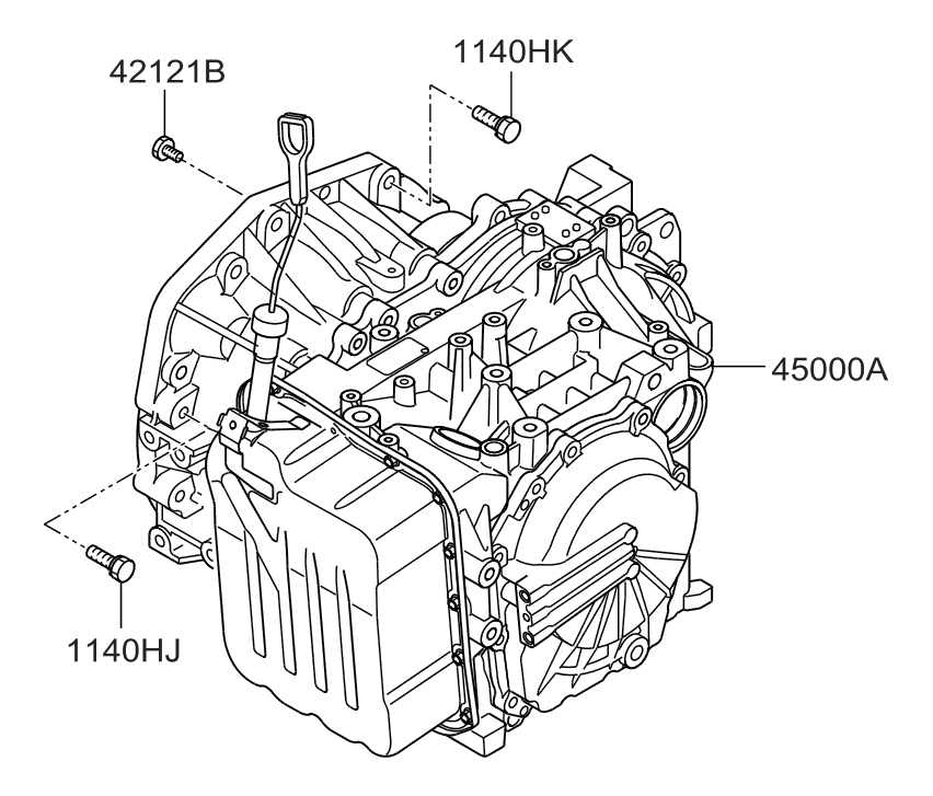 Hyundai 45000-3A521 ATA & Torque Converter Assembly 45000-3A521 Hyundai ATA & Torque Converter Assembly