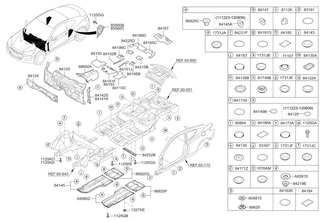 83191-3M000 Hyundai Plug-Hole
