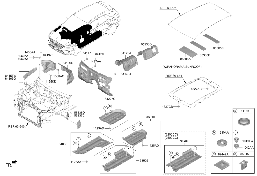 Hyundai 841B7-AR000 PARTITION BAR,RH 841B7-AR000 Hyundai PARTITION BAR,RH