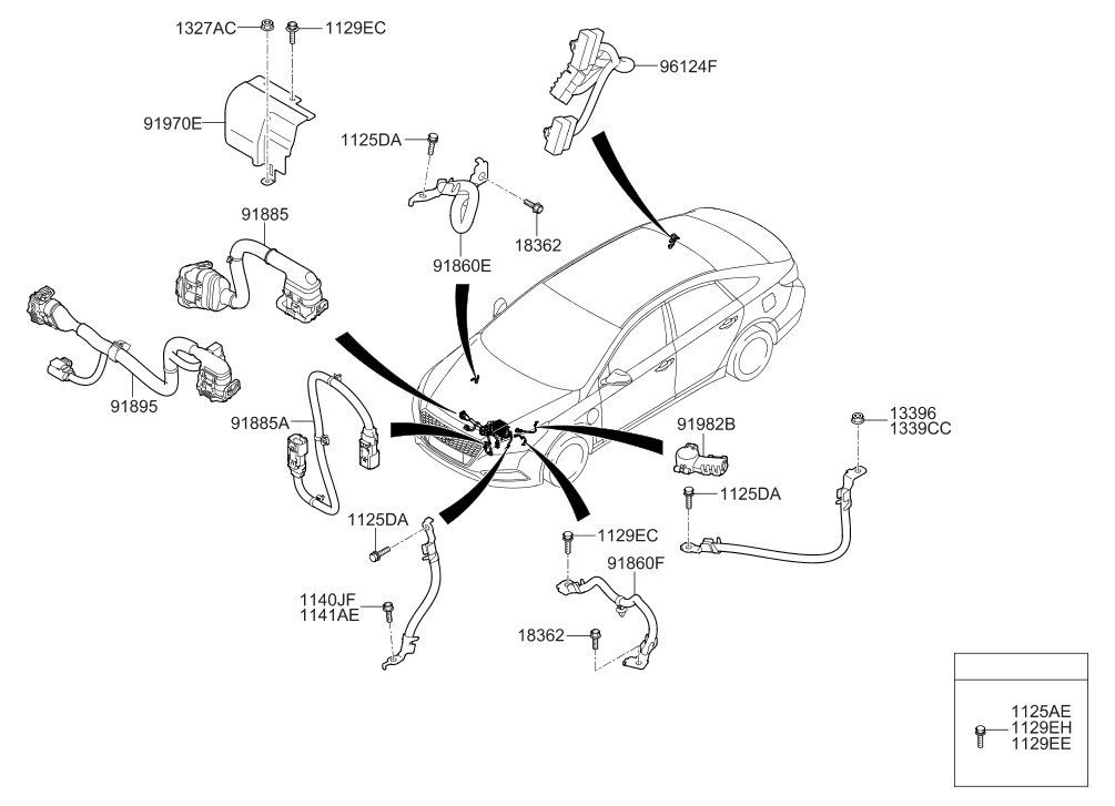 91970-E6000 Hyundai Protector-Hybrid Connector