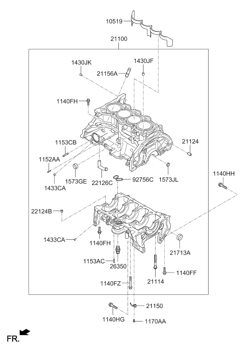 21155-2E000 Hyundai Nipple-Heater