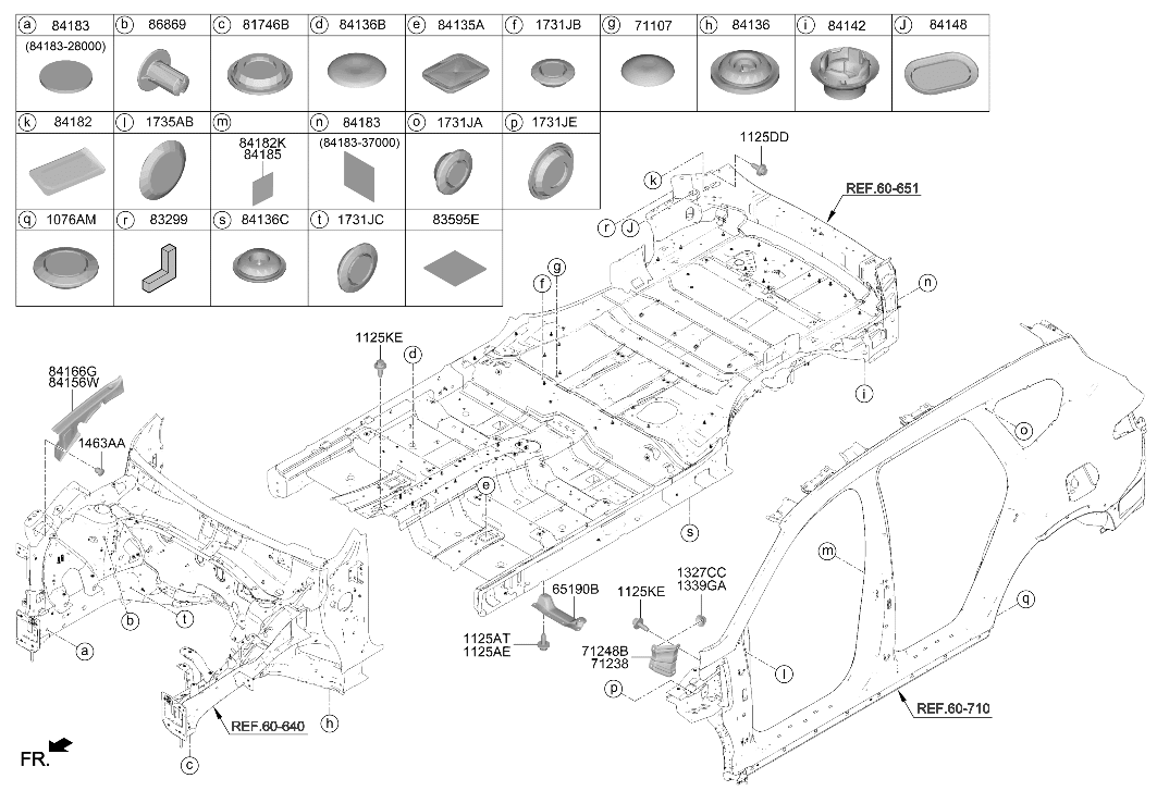 Hyundai 11451-08206-B Bolt 11451-08206-B Hyundai Bolt