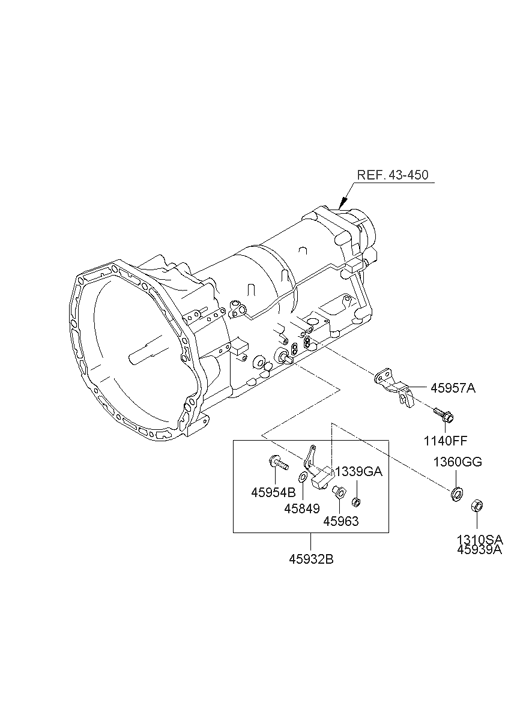 Hyundai 45265-4F000 Seal Assembly-Oil 45265-4F000 Hyundai Seal Assembly-Oil