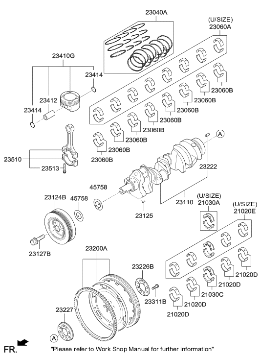 Hyundai 23200-3F350 Plate Assembly-Drive 23200-3F350 Hyundai Plate Assembly-Drive