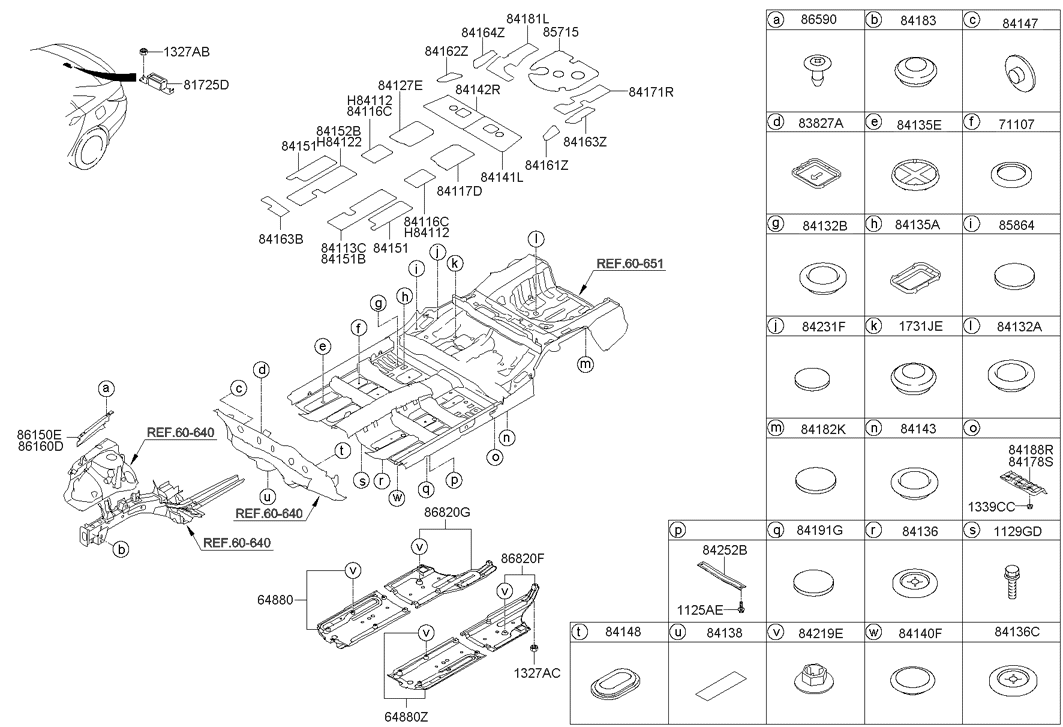 Hyundai 84140-3R000 Plug-Seal 84140-3R000 Hyundai Plug-Seal