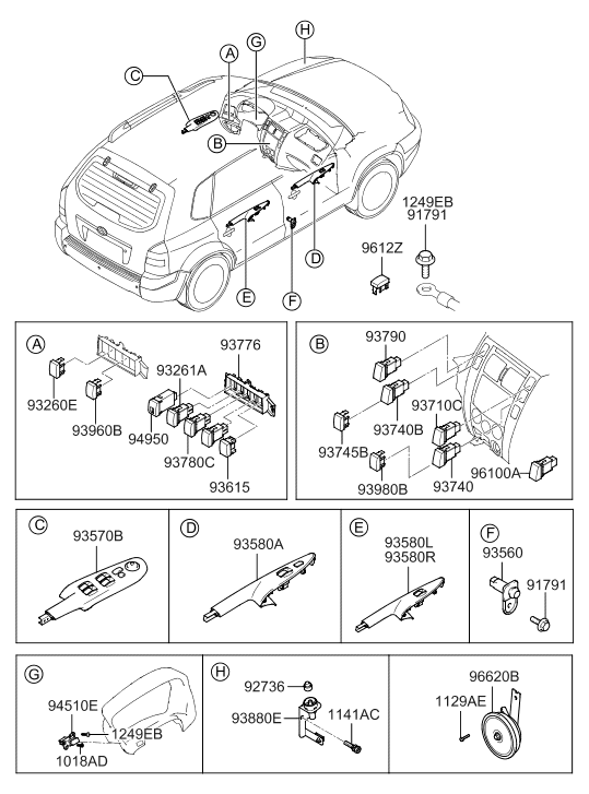 Hyundai 96120-2E000 Cable Assembly-Audio 96120-2E000 Hyundai Cable Assembly-Audio
