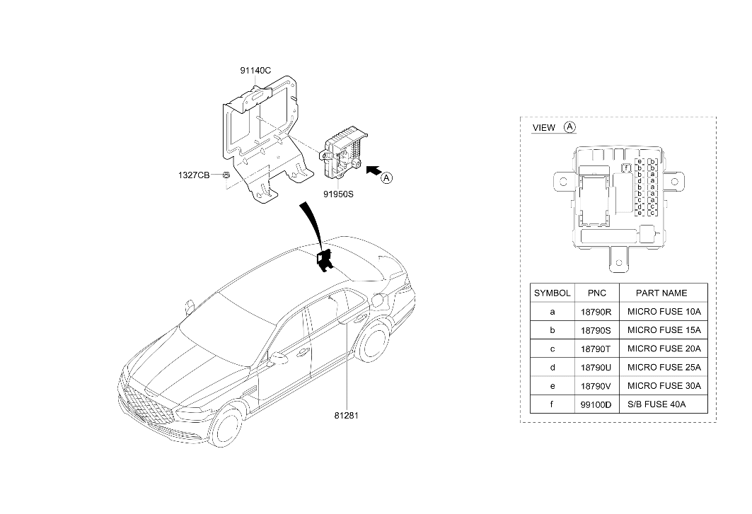 Hyundai 91931-D2530 BRACKET-JUNCTION BOX 91931-D2530 Hyundai BRACKET-JUNCTION BOX