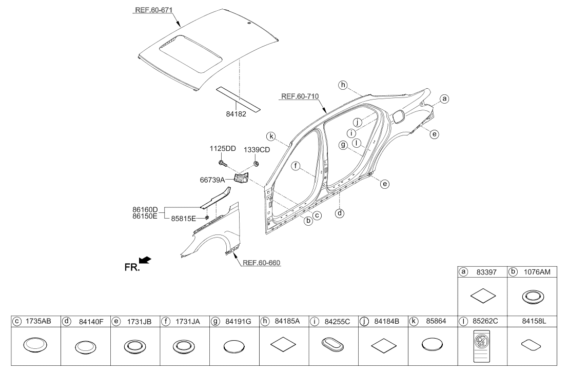 84188-J6000 Hyundai Pad-Antinoise