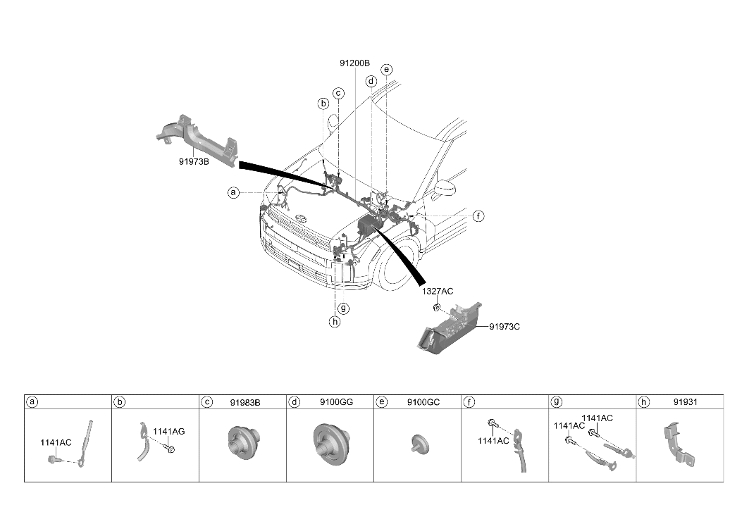 Hyundai 91981-P6210 Grommet-Wiring 91981-P6210 Hyundai Grommet-Wiring