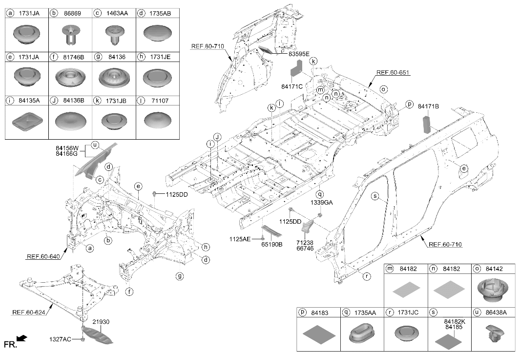 Hyundai 82214-P6010 Pad-Antinoise 82214-P6010 Hyundai Pad-Antinoise