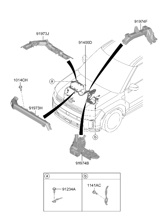 Hyundai 91961-S2010 Protector Wiring 91961-S2010 Hyundai Protector Wiring
