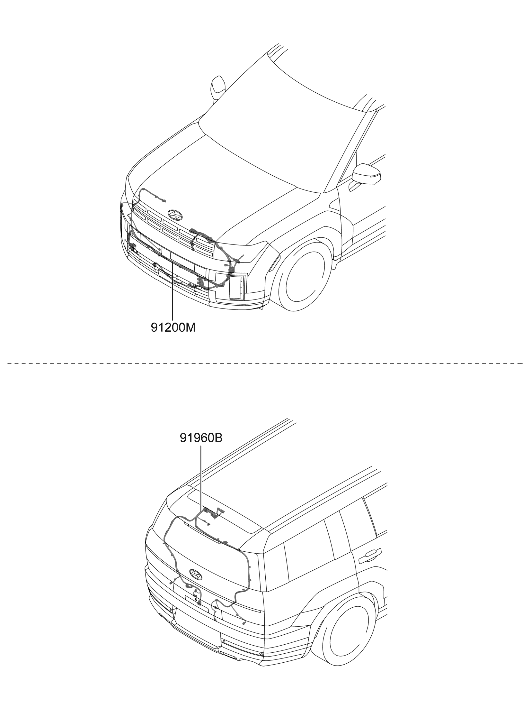 Hyundai 91650-R6020 Tail Gate Wiring Assembly 91650-R6020 Hyundai Tail Gate Wiring Assembly