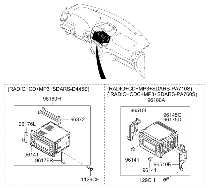 Hyundai 96155-2B000 Deck Assembly-Disc 96155-2B000 Hyundai Deck Assembly-Disc