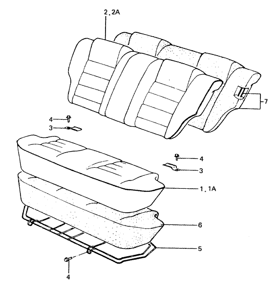 89370-21000-CFP Hyundai Cover Rear Seat Back