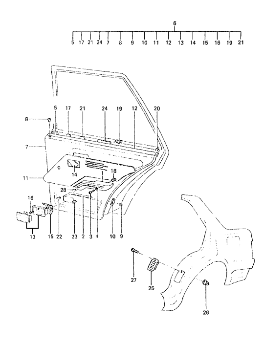 82318-21001 Hyundai Cap-Front Door ARMREST Mounting RH