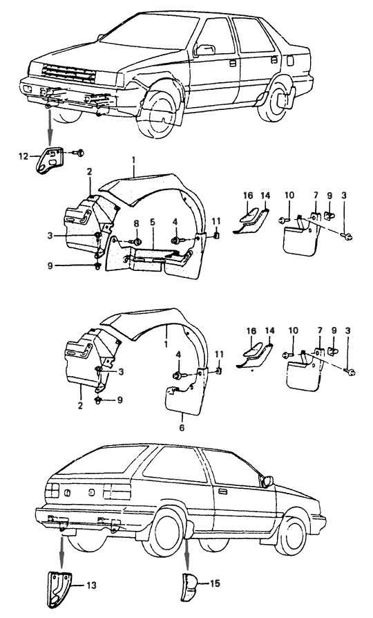 Hyundai 86452-21000 Guard Assembly-Front Wheel,RH 86452-21000 Hyundai Guard Assembly-Front Wheel,RH