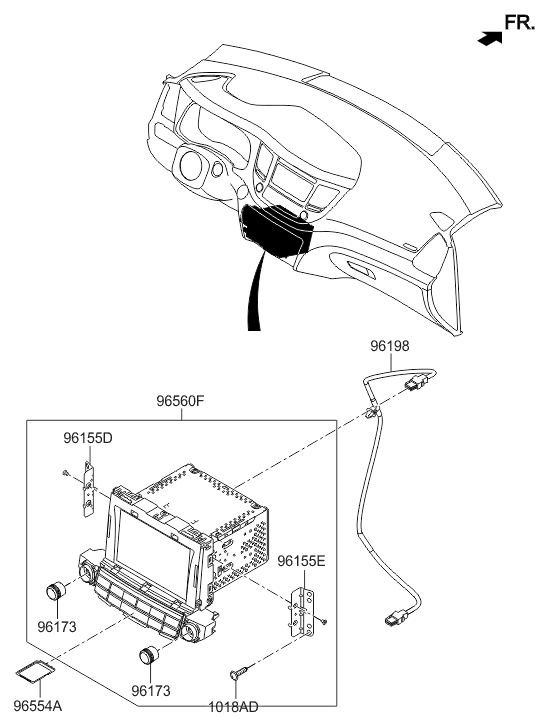 Hyundai 96560-D3210-4XFLT Float Navigation 96560-D3210-4XFLT Hyundai Float Navigation