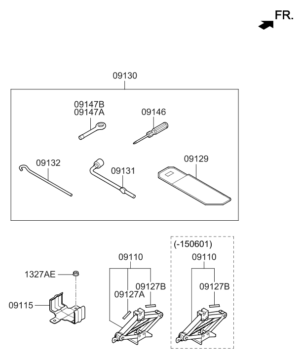 Hyundai 09127-D3100 Label 09127-D3100 Hyundai Label