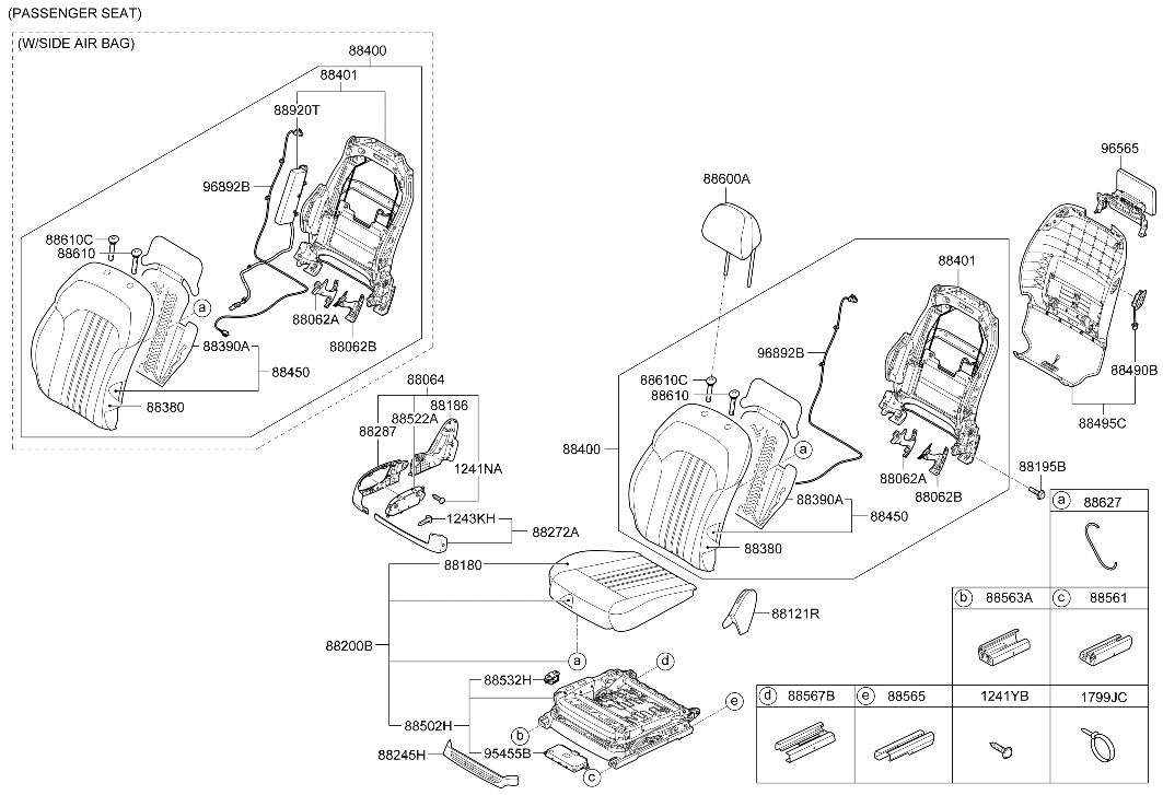 95455-D2000 Hyundai Unit Assembly-Assist Power Seat