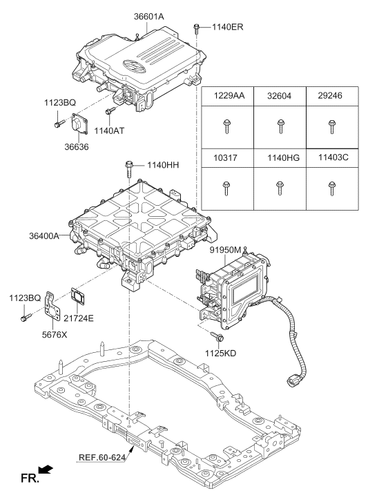 Hyundai 91950-G7100 Junction Box Assembly-High Voltage 91950-G7100 Hyundai Junction Box Assembly-High Voltage