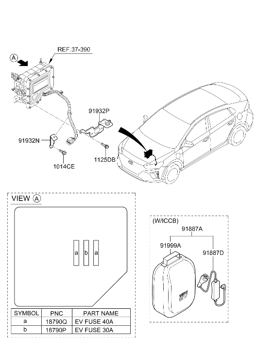 91931-G7400 Hyundai Wiring Mounting Bracket