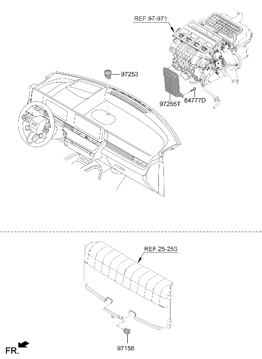 Hyundai 97255-NI040 Control Assembly 97255-NI040 Hyundai Control Assembly