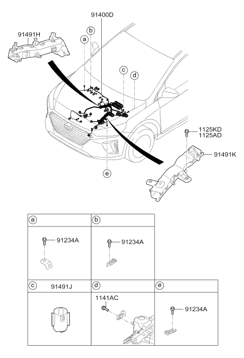 91971-G2300 Hyundai Protector Wiring