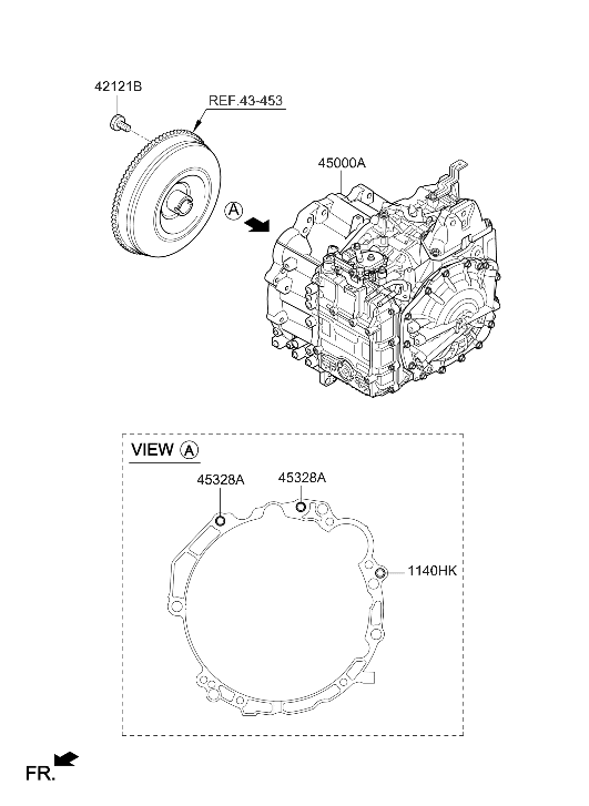 45000-4GDN0 Hyundai Ata & TQ/CONV Assembly