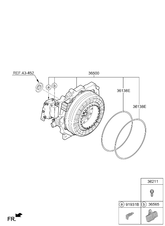 36548-3D000 Hyundai Ring O