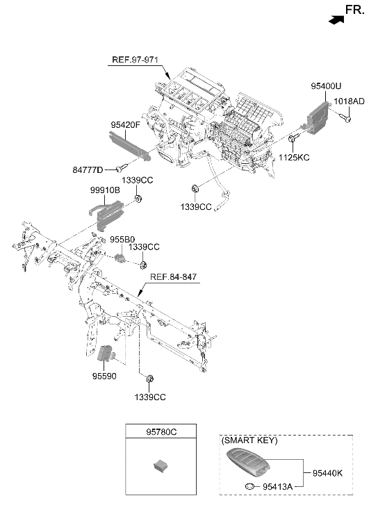 95400-CL960 Hyundai Unit Assembly-IBU