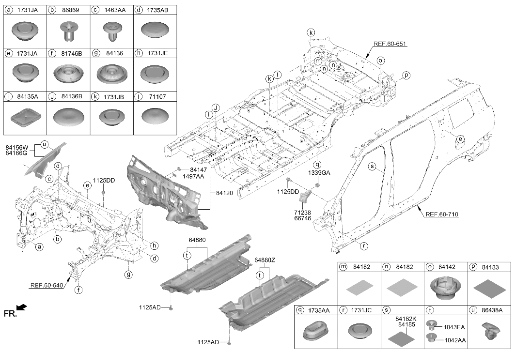 Hyundai 71248-P6000 EXTENSION-COWL SIDE MTG,RH 71248-P6000 Hyundai EXTENSION-COWL SIDE MTG,RH
