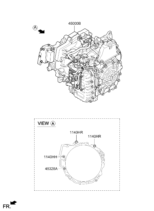 Hyundai 45000-3D940 AUTO TRANSMISSION ASSY 45000-3D940 Hyundai AUTO TRANSMISSION ASSY