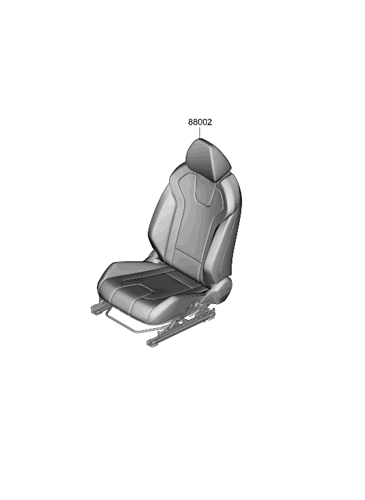 88002-AB120-CJS Hyundai Seat Assembly-Front,RH