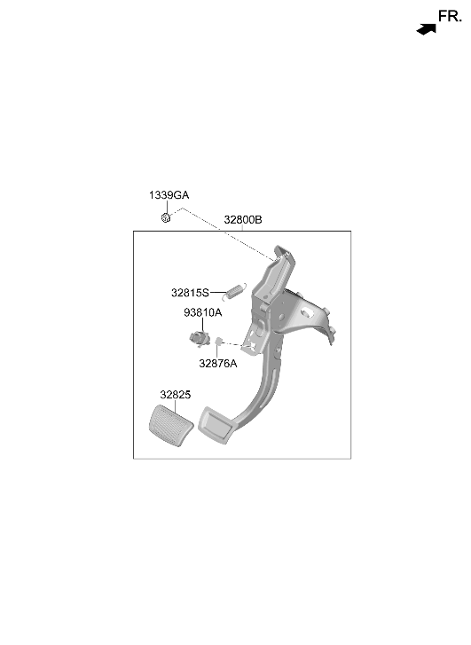 Hyundai 32815-AB100 Return Spring 32815-AB100 Hyundai Return Spring