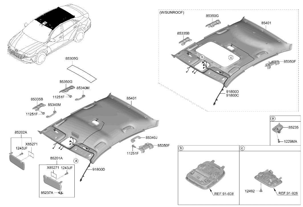 91800-AB420 Hyundai Roof Wiring Harness