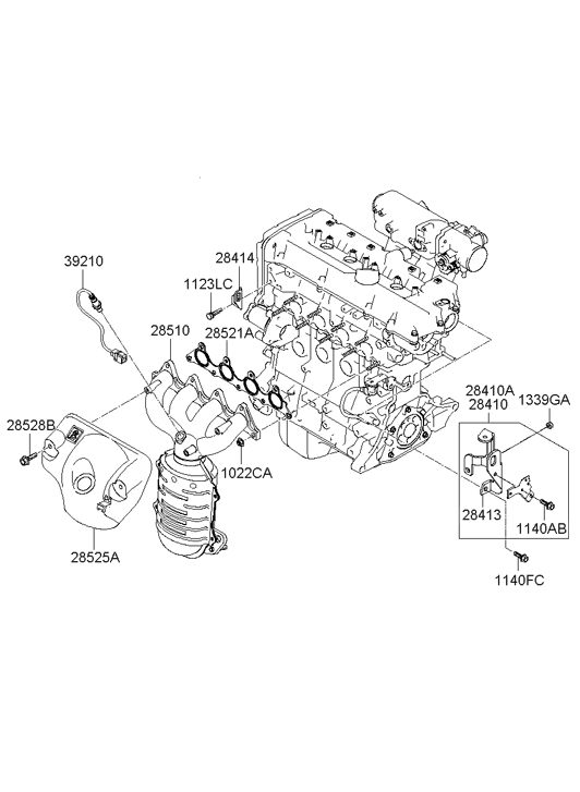 Hyundai 28410-26030 Hanger Engine 28410-26030 Hyundai Hanger Engine