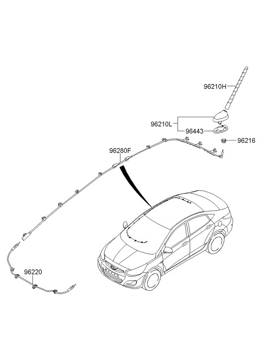 Hyundai 96216-1E000 Rubber-Packing 96216-1E000 Hyundai Rubber-Packing