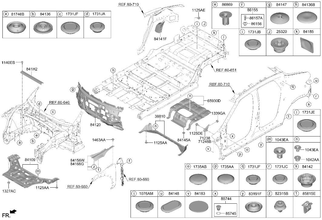 17332-25000-B Hyundai PLUG-WAX INJECTION HOLE