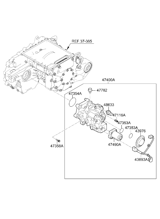 47425-2N000 Hyundai Ring O