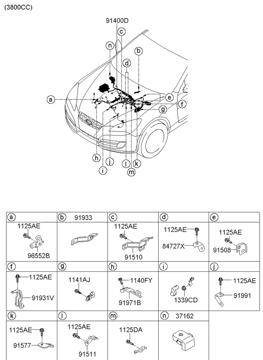 Hyundai 91931-2M120 Bracket-Cover 91931-2M120 Hyundai Bracket-Cover