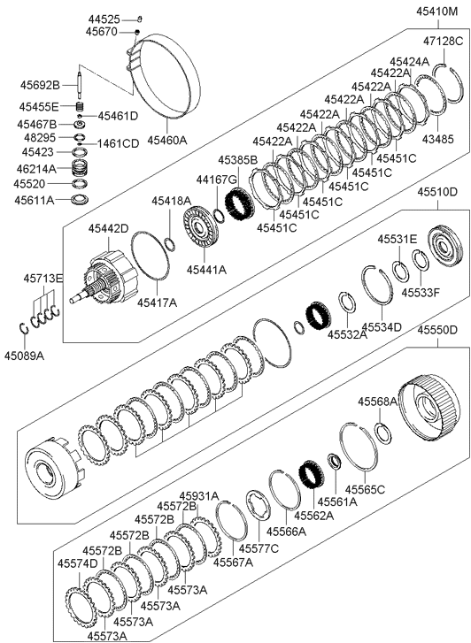 Hyundai 14611-05001 Ring Snap 14611-05001 Hyundai Ring Snap